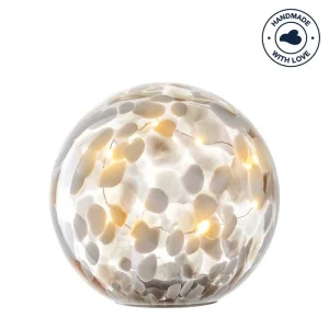 Leonardo Globe Wit/Goud 17 cm