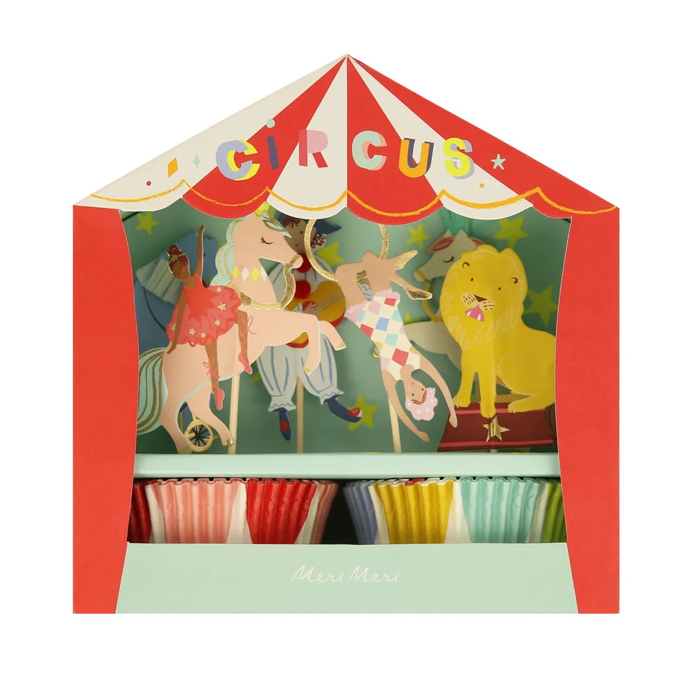 Meri Meri circus cupcake kit