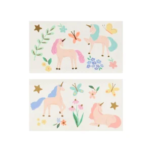 Meri Meri Unicorn tattoos