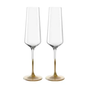 Leonardo Puccini Champagneglas Goud 280 ml 2 Stuks