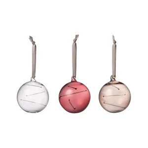 Iittala Sun Glazen Kerstbal Set Calunna 3 Stuks