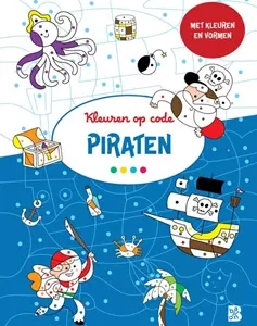 Kleuren op code: Piraten 3+