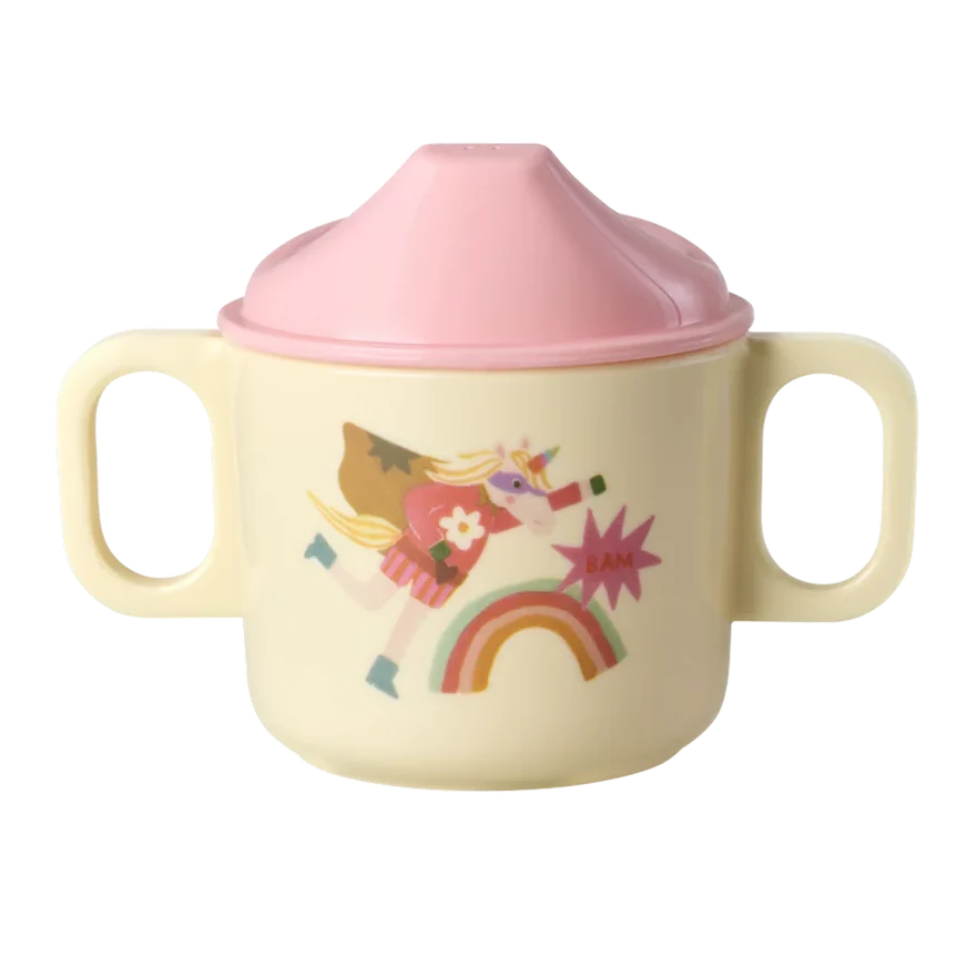 Rice melamine tuitbeker - roze hero - Afbeelding 2