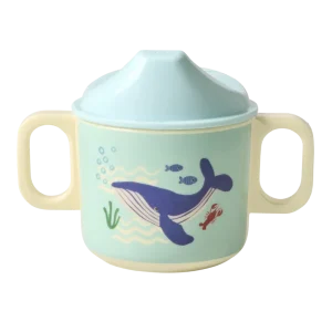 Rice melamine tuitbeker - blauw ocean