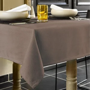 De Witte Lietaer Gibson Tafelkleed Bruin 145 x 260 cm