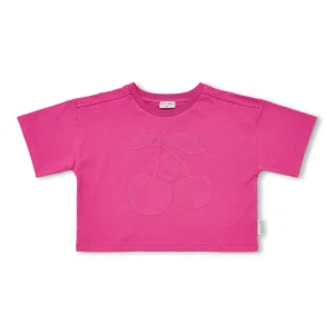 Petit Blush Cherry T-Shirt  | Rose Violet