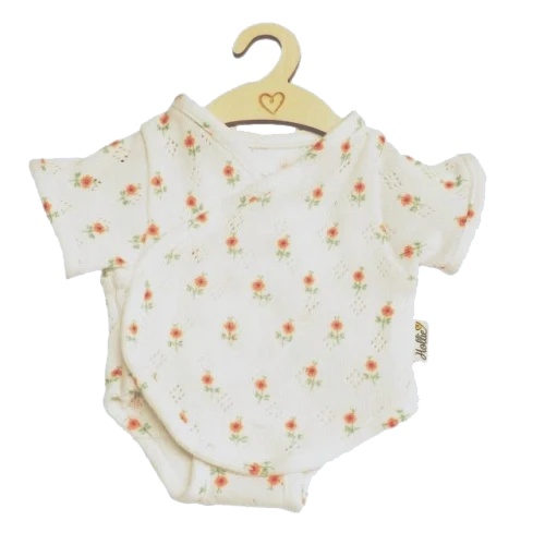 Hollie poppenkleding romper sweet rose ajour - Afbeelding 2
