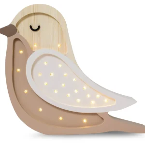 Little Lights lamp Vogel coffee wood