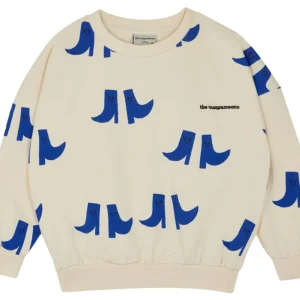 The Campamento Happy boots Allover Sweatshirt