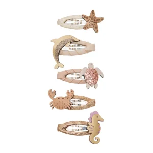Mimi & Lula mini haarclipjes ocean life - 5 pack