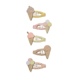 Mimi & Lula mini haarclipjes ice cream - 5 pack