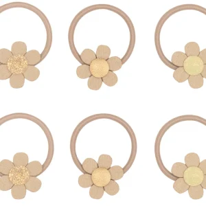 Mimi & Lula mini haarelastiekjes daisy - 6 pack
