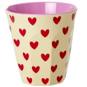 Rice melamine beker darling hearts medium