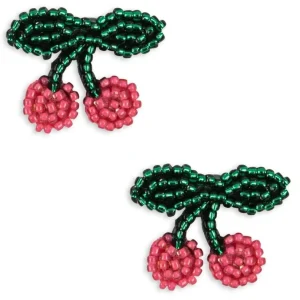 Konges Sløjd pearly hair clips cherry 2 pack