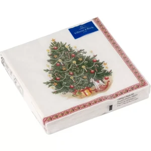 Villeroy & Boch Winter Bakery Specials Servetten Toy's Boom 33 X 33 cm